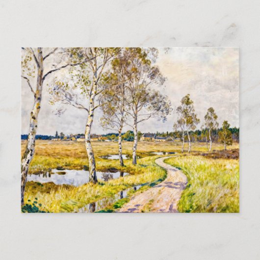 Impressionist Landscape of Worpswede in the Teufel Briefkaart (Voorkant)