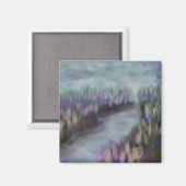 Impressionist Landscape Original Art Magneet (Voorkant / Achterkant)