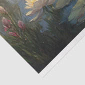 Impressionist Lily Pads op de vijver Decoupage Tissuepapier (Detail)