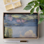 Impressionist Lily Pads Willow Tree Decoupage Tissuepapier (Geschenk)
