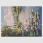 Impressionist Lily Pads Willow Tree Decoupage Tissuepapier (Voorkant)