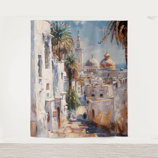 Impressionist motiv of Tunis Wandkleed (Voorkant)