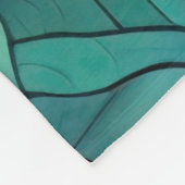 Impressionist Pink Dahlia Fleece Deken (Hoek)