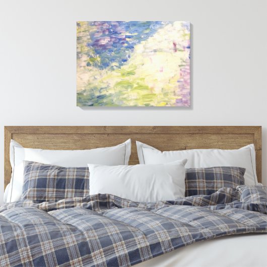 Impressionist Pond Abstract deegschilderdoek Canvas Afdruk (Insitu (Slaapkamer))