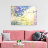Impressionist Pond Abstract deegschilderdoek Canvas Afdruk (Insitu (Woonkamer))