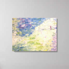Impressionist Pond Abstract deegschilderdoek Canvas Afdruk