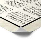 Impressionist Rozen Ontvangingstabel Poster (Hoek)