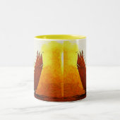 Impressionist Sailing Yacht Atlantic Ceramic Mok (Center)