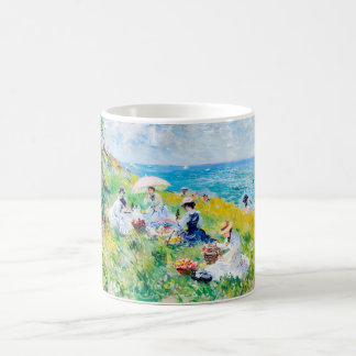 Impressionist Seaside Picnic – People by the Ocean Koffiemok