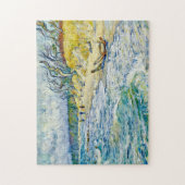 Impressionist Stormy Baltic Sea at the Weststrand  Legpuzzel (Verticaal)