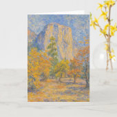 Impressionist Style 'El Capitan from Yosemite Vall Kaart (Gele Bloem)