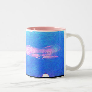 Impressionist Sunset Ceramic Mok