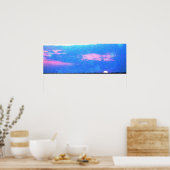 Impressionist Sunset van het Zee Poster (Keuken)