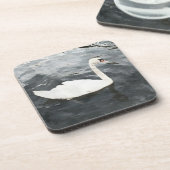 Impressionist Swan Bier Onderzetter (Linkerzijde)