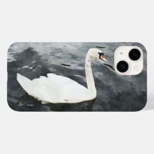 Impressionist Swan Case-Mate iPhone 14 Hoesje