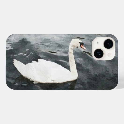 Impressionist Swan Case-Mate iPhone Case (Achterkant (horizontaal))