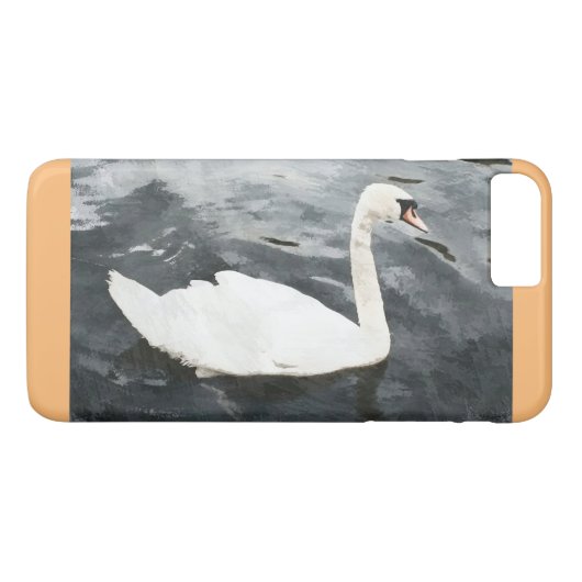 Impressionist Swan Case-Mate iPhone Case (Achterkant (Horizontaal))