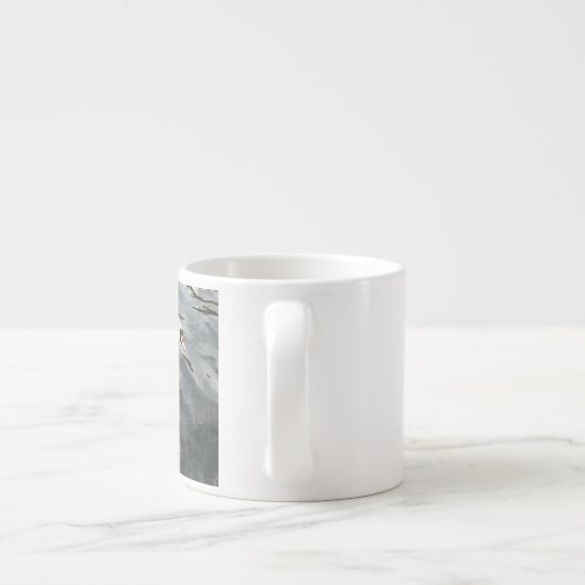 Impressionist Swan Espresso Kop (Achterkant)