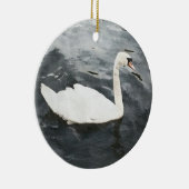Impressionist Swan Keramisch Ornament (Rechts)