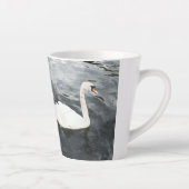 Impressionist Swan Latte Mok (Rechts)