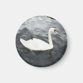 Impressionist Swan Magneet (Voorkant)