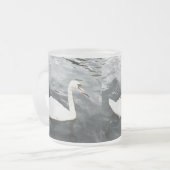 Impressionist Swan Matglas Koffiemok (Voorkant links)