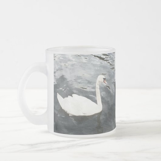 Impressionist Swan Matglas Koffiemok (Links)