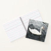 Impressionist Swan Notitieboek (Binnen)