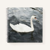 Impressionist Swan Notitieboek (Voorkant)