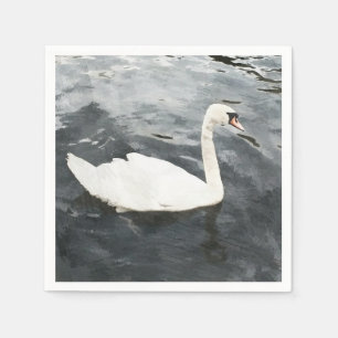Impressionist Swan Servet