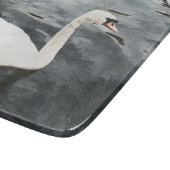 Impressionist Swan Snijplank (Hoek)
