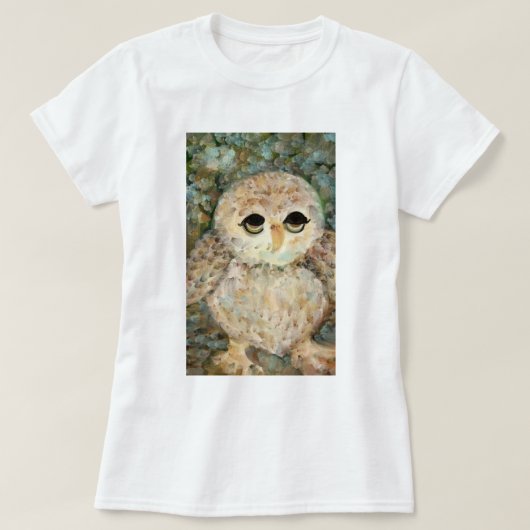 "Impressionist Sweet Owl" T-shirt (Design voorkant)