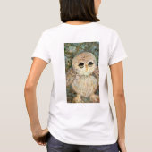 "Impressionist Sweet Owl" T-shirt (Achterkant)