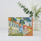 Impressionist Town Scene in Glueckstadt with Histo Briefkaart (Staand voorkant)