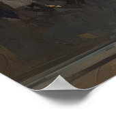 Impressionist Travel Landscape – Golden Departure Poster (Hoek)