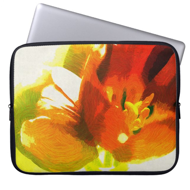 Impressionist Tulip-laptop - Sleeve (Voorkant)