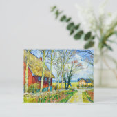 Impressionist Village Scene in Ahrenshoop on the D Briefkaart (Staand voorkant)