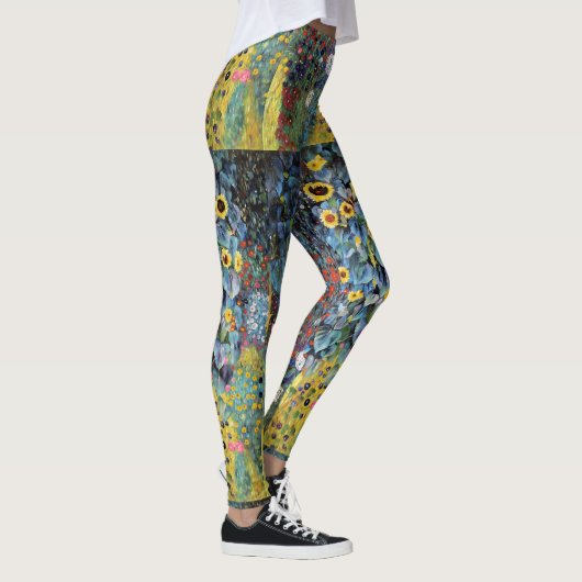 Impressionist Wildbloemen Leggings (Rechts)
