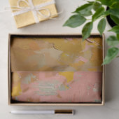 Impressionist Zonnebloemen in een Blauwe Vaas Deco Tissuepapier (Geschenk)