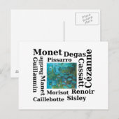 Impressionisten Briefkaart (Voorkant / Achterkant)