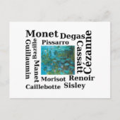 Impressionisten Briefkaart (Voorkant)