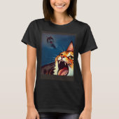 Impressionistic Cat Screaming Impressionism Cats T-shirt (Voorkant)