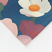 Impressionistic Ocean Wave Fleece Deken (Hoek)