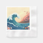 Impressionistic Ocean Wave Servet (Voorkant)