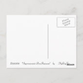 Impressionistic Regenjas Pom Briefkaart (Achterkant)