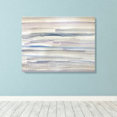 Impressionistisch Abstract Stripe Schilderij Canva Canvas Afdruk (Insitu (Houten vloer))