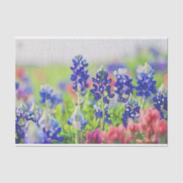 Impressionistisch Bluebonnet Tissue Paper Tissuepapier