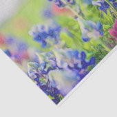 Impressionistisch Bluebonnet Tissue Paper Tissuepapier (Detail)