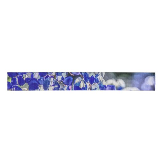 Impressionistisch Bluebonnets Grosgrain Lint (Voorkant)