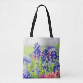 Impressionistisch Bluebonnets Tote Bag